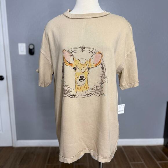 NWT Free People We The Free Farm Friends Tee XS